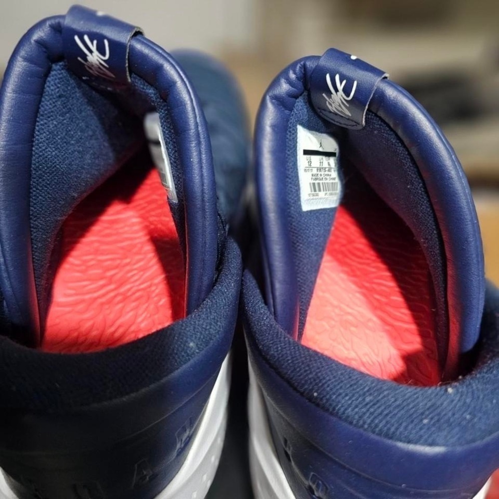Jordan Luxe Mens 12 Navy Blue Good‎ 919715-402 Sneakers - Picture 3 of 5